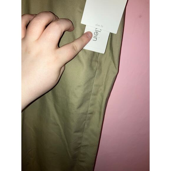 NWT Calvin Klein khaki Mens pants size 38X30 - Picture 3 of 8